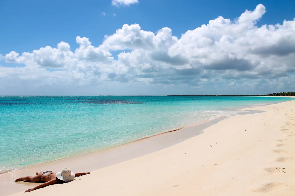 Beautiful beach in Barbuda